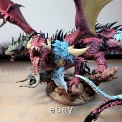 Kit de modèle de figurine Tiamat 3D à imprimer non peint et non assemblé H 22/30/35cm