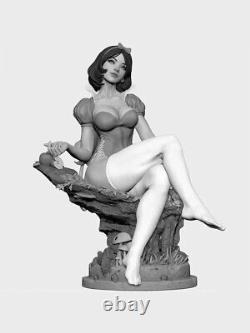 Kit de modèle de figurine en résine GK Snow White Girl NSFW non peint non assemblé NOUVEAU Jouets
