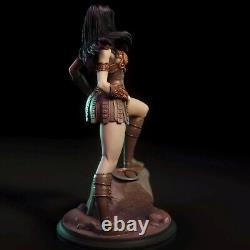 Kit de modèle de figurine en résine Xena non peinte 1/6 300mm 12 pouces Sexy Guerrière Xena Lucy Law.
