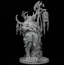 Kit de modèle de figurine en résine de 180 mm Fantasy Death Beast Demon Warrior Killer non peint