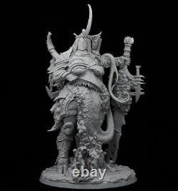 Kit de modèle de figurine en résine de 180 mm Fantasy Death Beast Demon Warrior Killer non peint