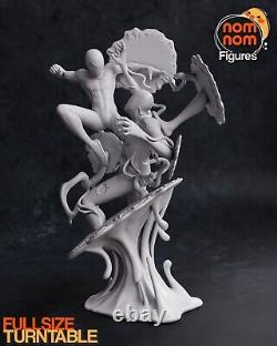 Kit de modèle en résine de figurine d'art de fan de Miguel Morale imprimé en 3D à 12k non peint et non assemblé