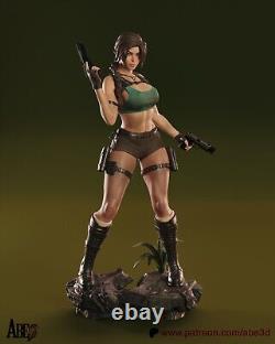 Kit de modèle en résine imprimée en 3D de Lara Croft Tomb Raider 90mm - Échelles 1/4 disponibles