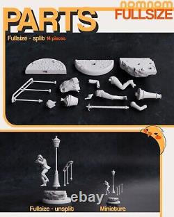 Kit de modèle en résine pour figurine d'art fan de Jon Week imprimé en 3D non peint et non assemblé
