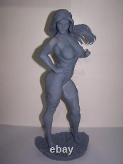 Kit de modèle imprimé en résine à l'échelle 1/4 de Mme Marvel - sans écharpe