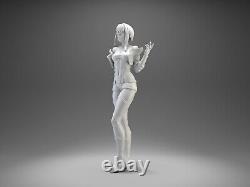 La belle femme Lucy Beauty non peinte, non assemblée, kit de modèle en résine 3D imprimé GK Cyborg
