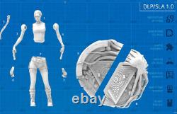 Lara Croft Modèle de figurine 3D à imprimer Kit vierge GK Nouveau Jouet Chaud en Stock