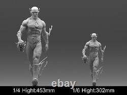 Le modèle de kit de figurine non peinte, non assemblée en résine GK The Flash Hero Man 3D Printing.