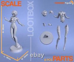 Lei Fan kit de modèle en résine pour figurine d'art 3D imprimé 12k non peint et non assemblé Eva GK