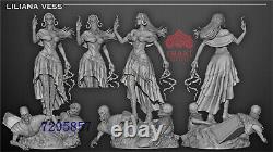 Liliana Vess Modèle de figurine non peinte en impression 3D GK Blank Kit Sculpture Nouveau