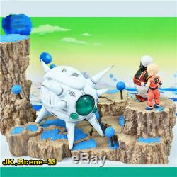 Limitée Dragon Ball Z Namek Spaceship Figure Résine Statue Modèle Cadeaux Collection