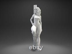 'Lisa Pinup Sexy Kit de modèle d'impression 3D Figurine non peinte non assemblée en résine NSFW'