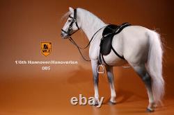 M. Z Allemagne Hanovre Hanovrien Cheval Gris 1/6 Modèle Animal Figure Décoration