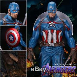 Main Avengers 4 Captain America 1/6 Modèle Statue Jouet Figurine Résine En Stock