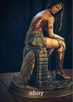 Maquette de résine de figurine de super-héroïnes à l'échelle 1/6, non peinte, en kit de montage, avec peinture en 3D.