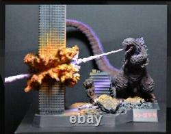 Modèle De Figure En Résine De 120mm Godzilla Destroys Ville Non Peinte