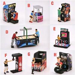 Modèle de jeu d'arcade miniature à l'échelle H0 1/87 ou à l'échelle 1/64 Hotwheels