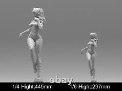 Modèle de kit de figurine d'impression 3D Spider Sexy Woman non peint et non assemblé en résine GK.