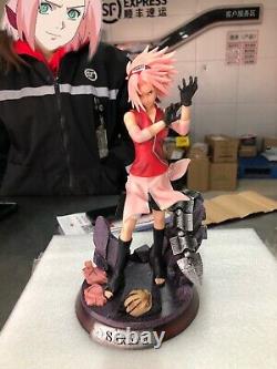 Naruto Haruno Sakura Resin Figure Model Full Painted Statue Hb-studio 1/6 Anime