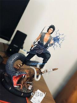 Naruto Uchiha Sasuke Scale Figure Résine 1/7 Modèle Painted Led Light In Stock Gk