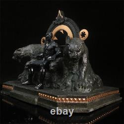 Nouveau stock figurine en résine du trône de la Panthère Noire de Wakanda, modèle de jouet 10'' version chinoise