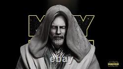 Obi Wan Kenobi Ewan Mcgregor Bust Star Wars Resin Modèle Kit