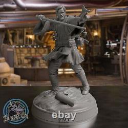 Obi Wan Kenobi Jedi Master 14.5 Kit de modélisation en résine personnalisé DIY Peinture Statue
