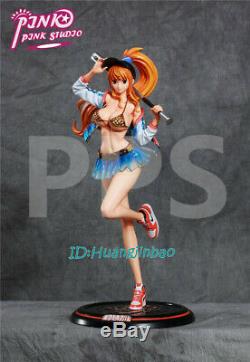 One Piece Nami Figure Résine Modèle Costume Fashion Peint Baseball 1/6 En Stock Nouveau
