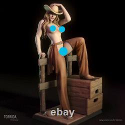 Pam Cowgirl Sexy Resin 3d Printed Model Kit Non Peint Versions Gk 2 Non Assemblées