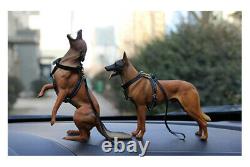 Pawfashion 1/6 Belgian Malinois Dog Pet Figurine Animal Modèle Cadeau De Jouet Collector