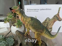 Pnso 1/20 Tsintaosaurus Dinosaur Statue Model Base Figure Collector Decor Gift
