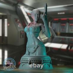 Princess Leia Slave Bust 8.6 Figure Custom Resin Model Kit Bricolage De Peinture Statue