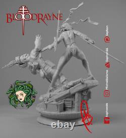 Rayne Bloodrayne 1/6 3d Imprimé Non Peint Modèle De Résine Non Assemblé