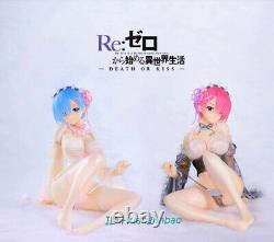 Re Zero Ram Modèle De Résine De Statue Peint Anime Sexy Fille Rabattre Figure En Stock