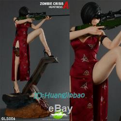 Resident Evil Ada Wong Résine Figure Modèle Feuille Peint Statue Vert Gk Pré-commande