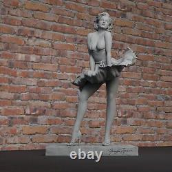 Robe sexy de Marilyn Monroe 14.2 Statue de kit de modèle en résine personnalisé à l'échelle 1/6