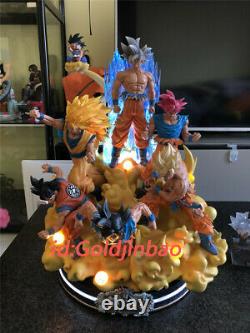 Rs Dragon Ball Son Goku Resin Modèle Peint Statue Super Saiyan Figure En Stock