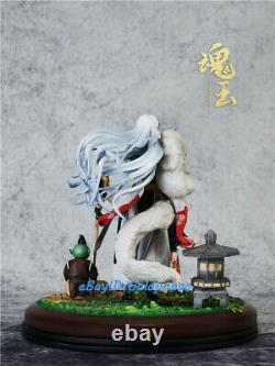 Sesshoumaru Figure Painted Resin Model 27cmh Rin Jaken Statue Pré-commande