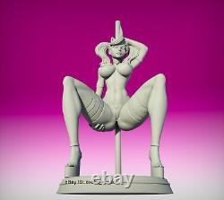 Sexy Pole Dancer Model Kit Résine Figure Diorama Non Peint