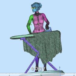 Super Femme Vie de Loisirs Impression 3D Modèle de Figurine non Peinte GK Kit en Stock