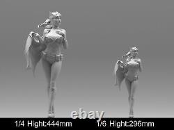 Superhéroïne BatGirl Femme Sexy Kit Imprimé en 3D Non Peint Non Assemblé Modèle en Résine GK