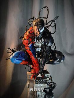 Symbiote Spiderman 1/4 47cm Kit de modèle de figurine d'impression 3D non peint non assemblé GK