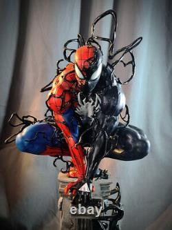 Symbiote Spiderman 1/4 47cm Kit de modèle de figurine d'impression 3D non peint non assemblé GK