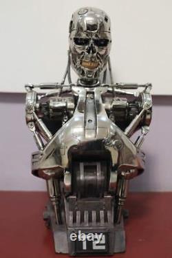 Terminator Jugement Jour T2/t800 11 Taille De Vie Buste Figurine Statue Résine Modèle Jouet