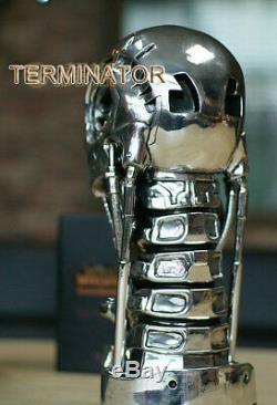 Terminator Salvation T800 1/1 Lifesize Crâne Figure Statue Jouet À Collectionner