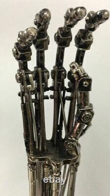 Terminator T2 T800 11 Grandeur Nature Endoskeleton Arm Model Chrome Figure Statue Jouet