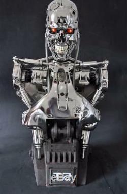 Terminator T800 1/1 Life-size Bust Modèle De Squelette Figure Statue Toy Collection