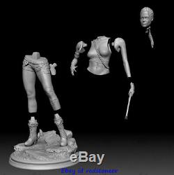 Tomb Raider Jolie Laura 1/6 Figure Statue Modèle Résine Kits Unpainted Impression 3d