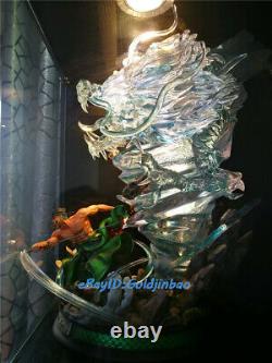 Top Studio Roronoa Zoro Statue Peint Modèle En Stock Une Pièce Figure Led Light
