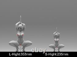 Traduisez ce titre en français : Nier 2B Figure Sexy Girl Modèle en Résine Impression 3D Kit Non Peint Non Assemblé NSFW